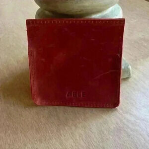 Able / Nashville Leather card holder. 4.5x4.5"